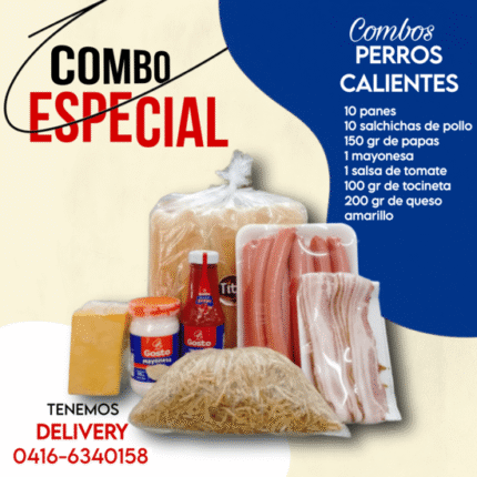 COMBO PERRO CALIENTE ESPECIAL HOMERUN 10UND