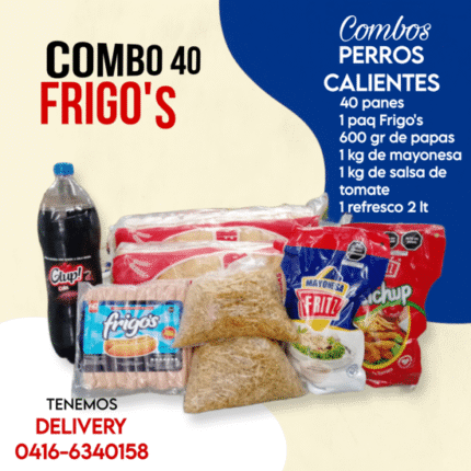 COMBO PERRO CALIENTE FRIGOS HOMERUN 40 UND