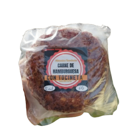CARNE HAMBURGUESA BAMBUDA TOCINETA 6*100GR