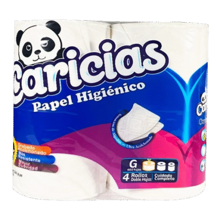 PAPEL HIGIENICO CARICIAS 400 H
